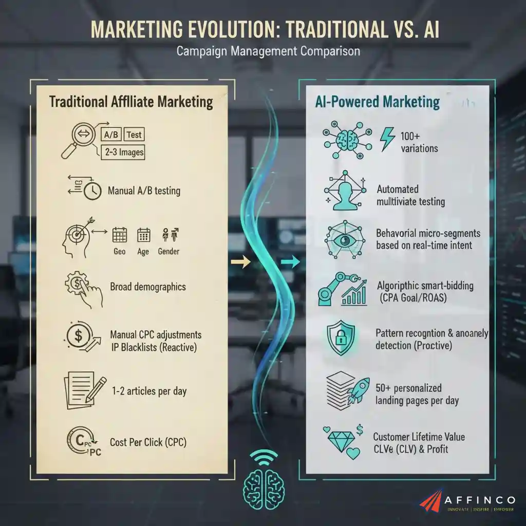 Traditional vs. AI-Powered Marketing