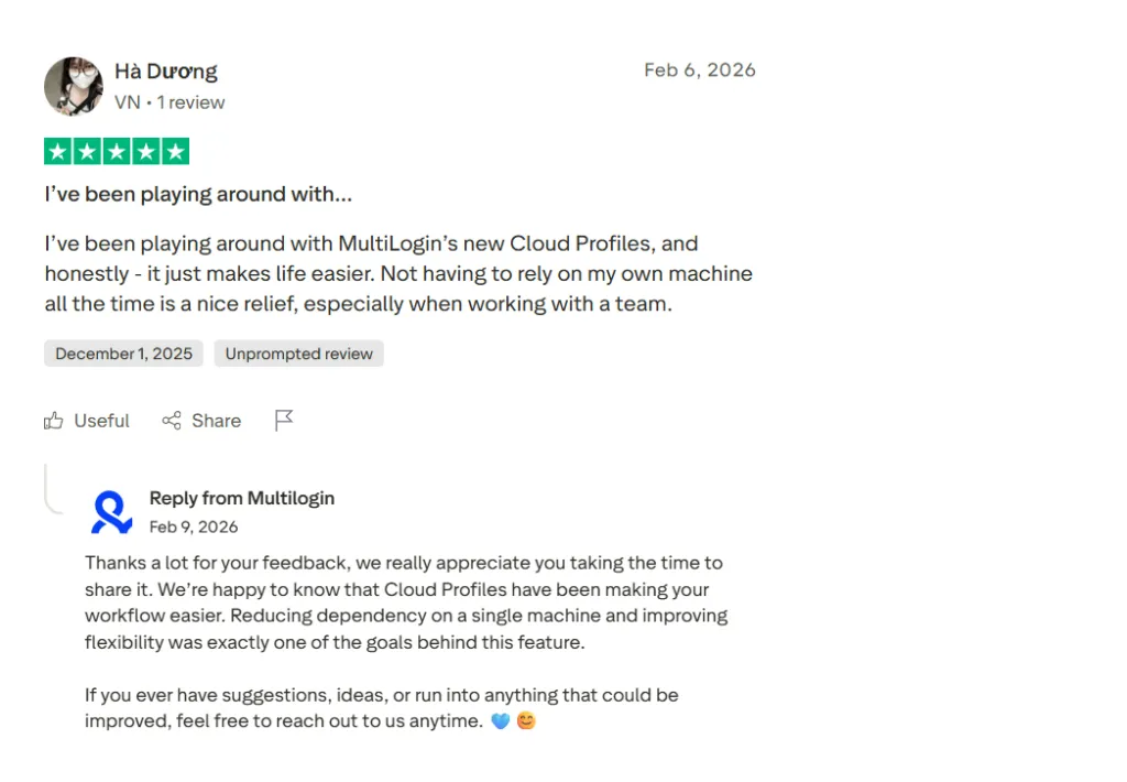 Multilogin Testimonial 3