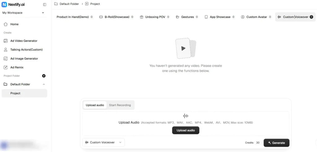 Nextify AI Multilingual Voice Generation