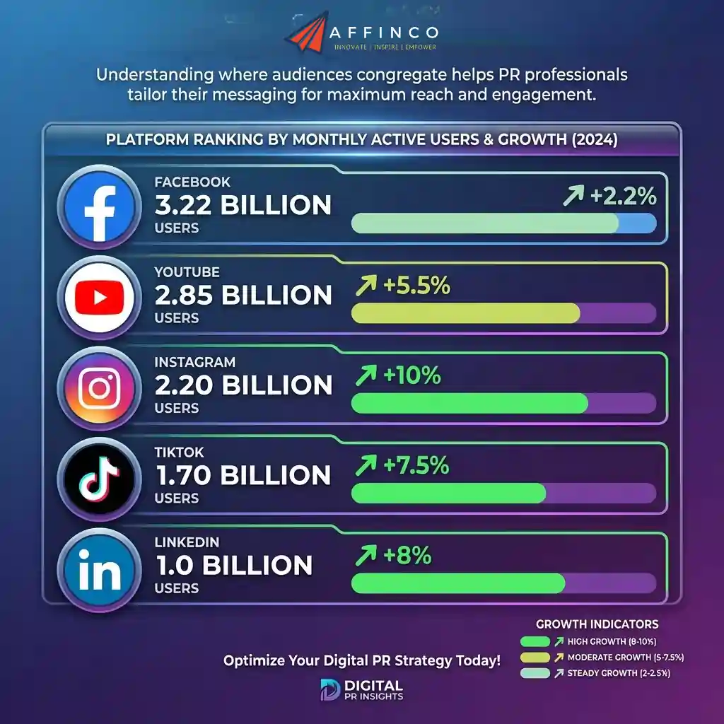 Top Social Media Platforms for Digital PR