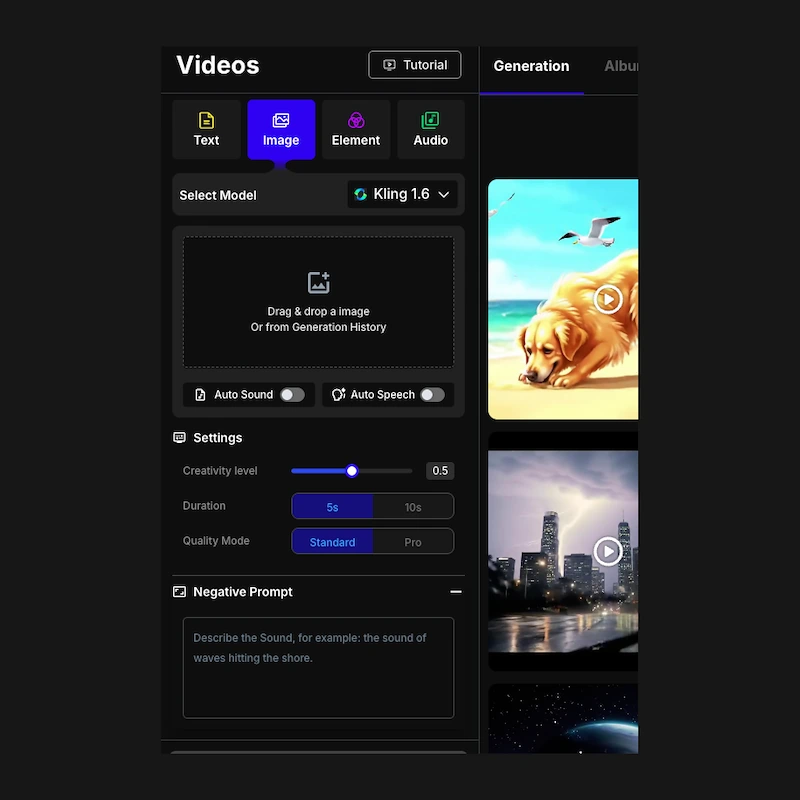 Upload Your Image in OpenArt for Video Generation