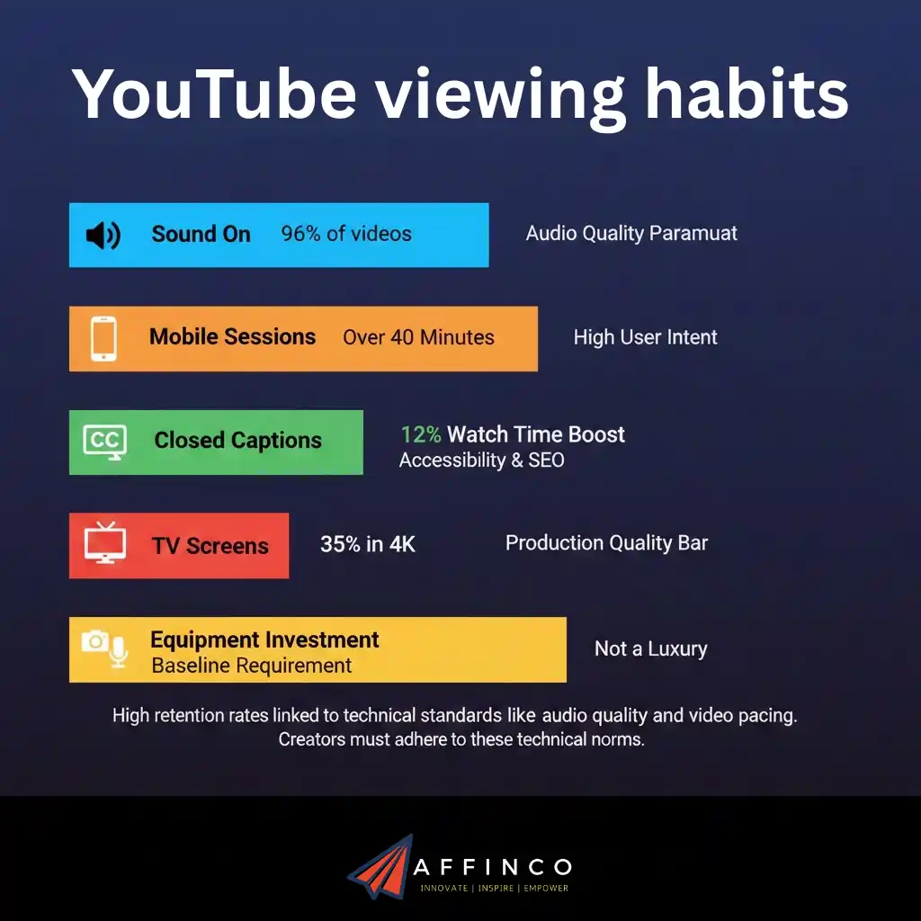YouTube viewing habits