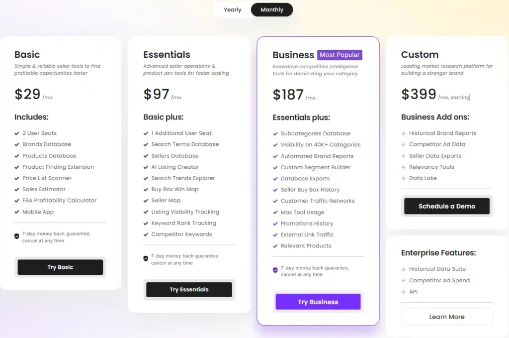SmartScout Pricing Plans