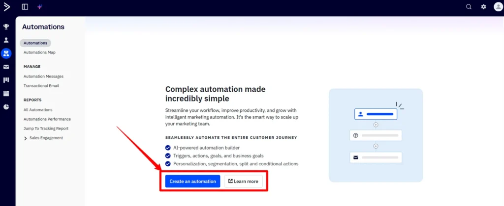 Build your first automation in ActiveCampaign
