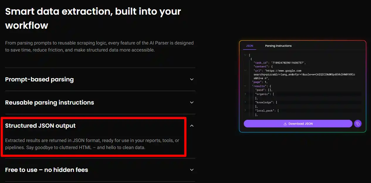 Decodo Output Formats