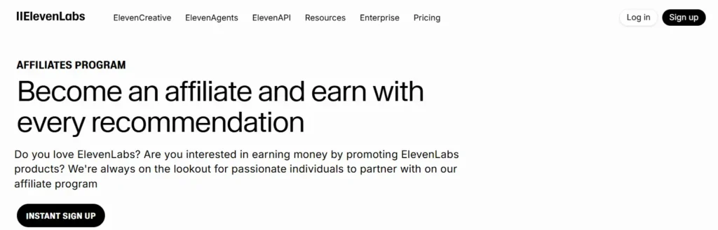 ElevenLabs Affiliate Program