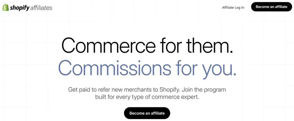 Shopify Affiliate Program