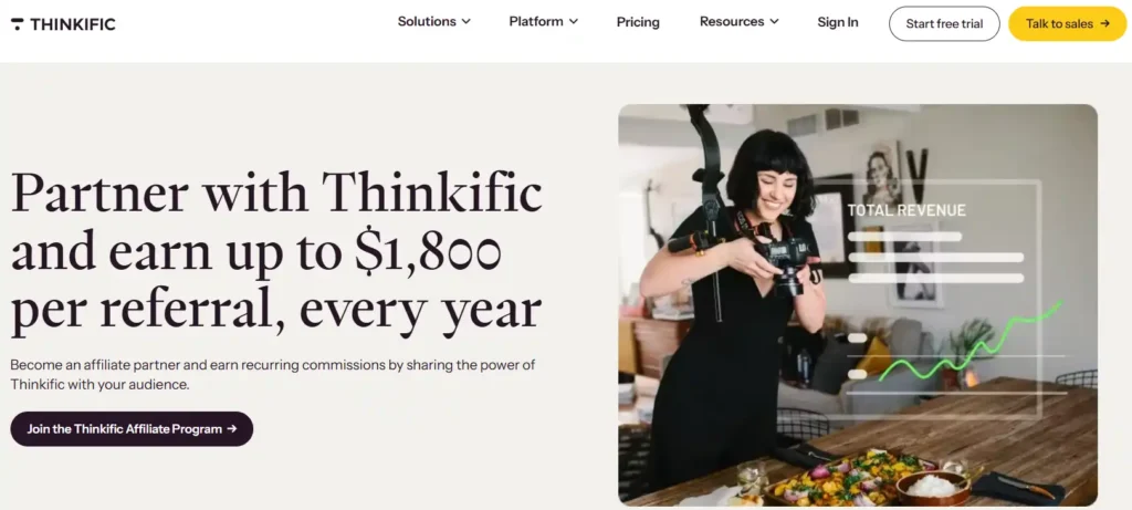 Thinkific Affiliate Program