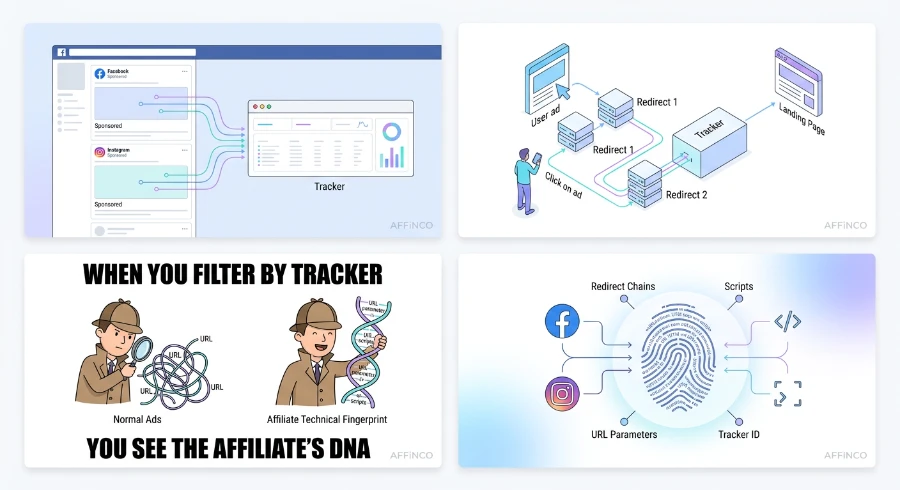 Technical Fingerprint in Affiliate Ads