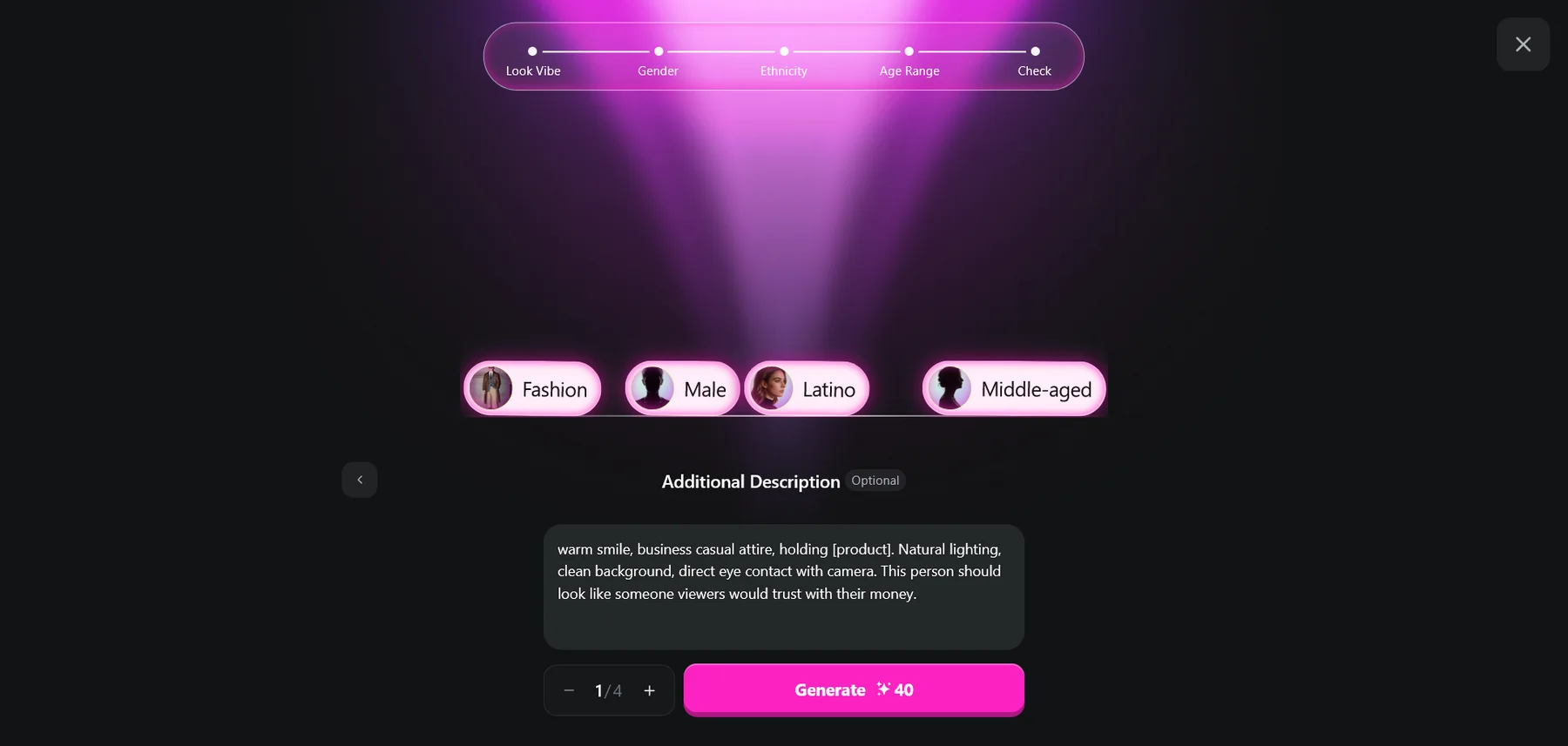 Define the character concept in OpenArt