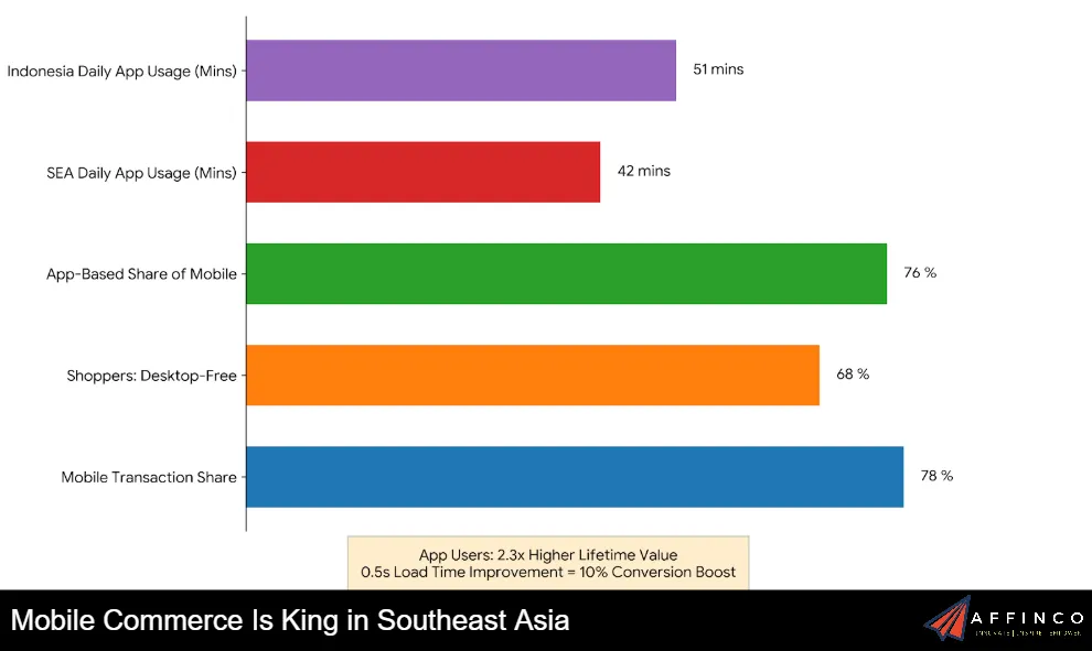 Mobile Commerce Is King in Southeast Asia