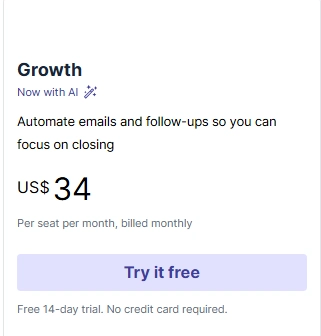 Pipedrive Growth Plan
