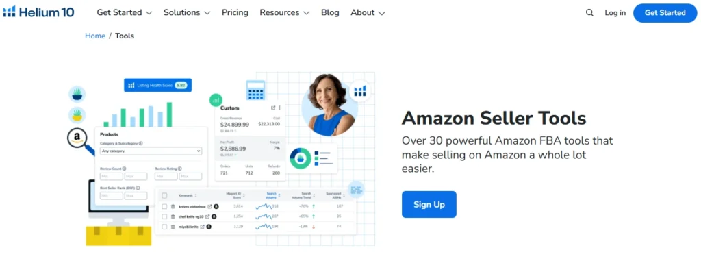 Helium 10 AI Tools for Amazon Sellers