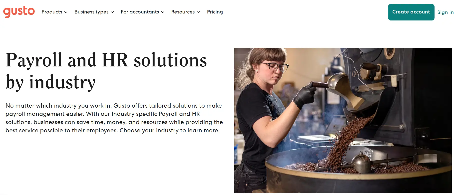 Gusto Solutions for Businesses and Industries